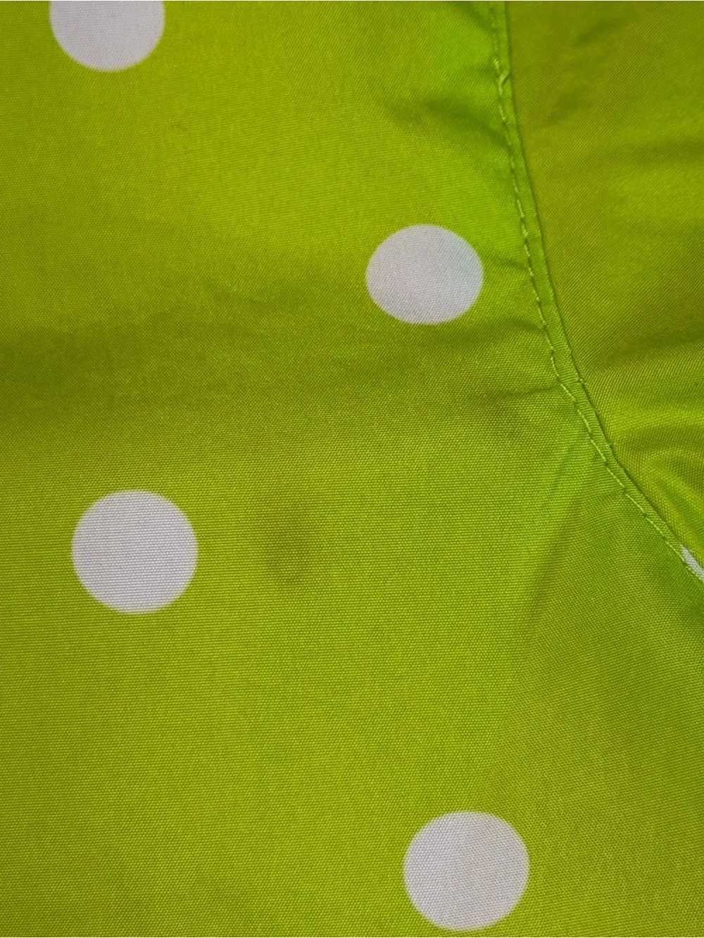 London Fog Lime Green Polka Dot Kids Raincoat with Frog Hood - Picture 9 of 9
